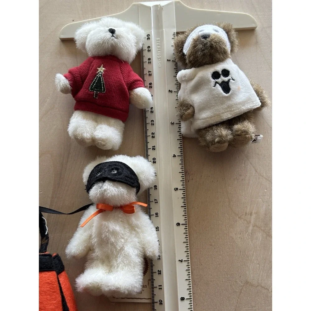 Mini Boyds Bears LOT of 3 Halloween Ghost Christmas T Shirt 4